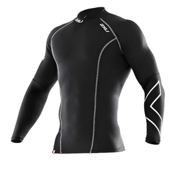 2XU Mens thermal Longsleeve top black MA2002a 2XUMA2002a